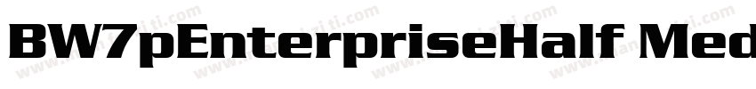 BW7pEnterpriseHalf Medium字体转换